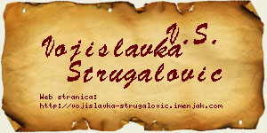 Vojislavka Strugalović vizit kartica